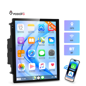 Autoradio Android Podofo 9,7 pouces double DIN, écran IPS 2+32G, Carplay/Android Auto sans fil, GPS, WiFi, double USB, fiable, pour grossistes - Product Image 1