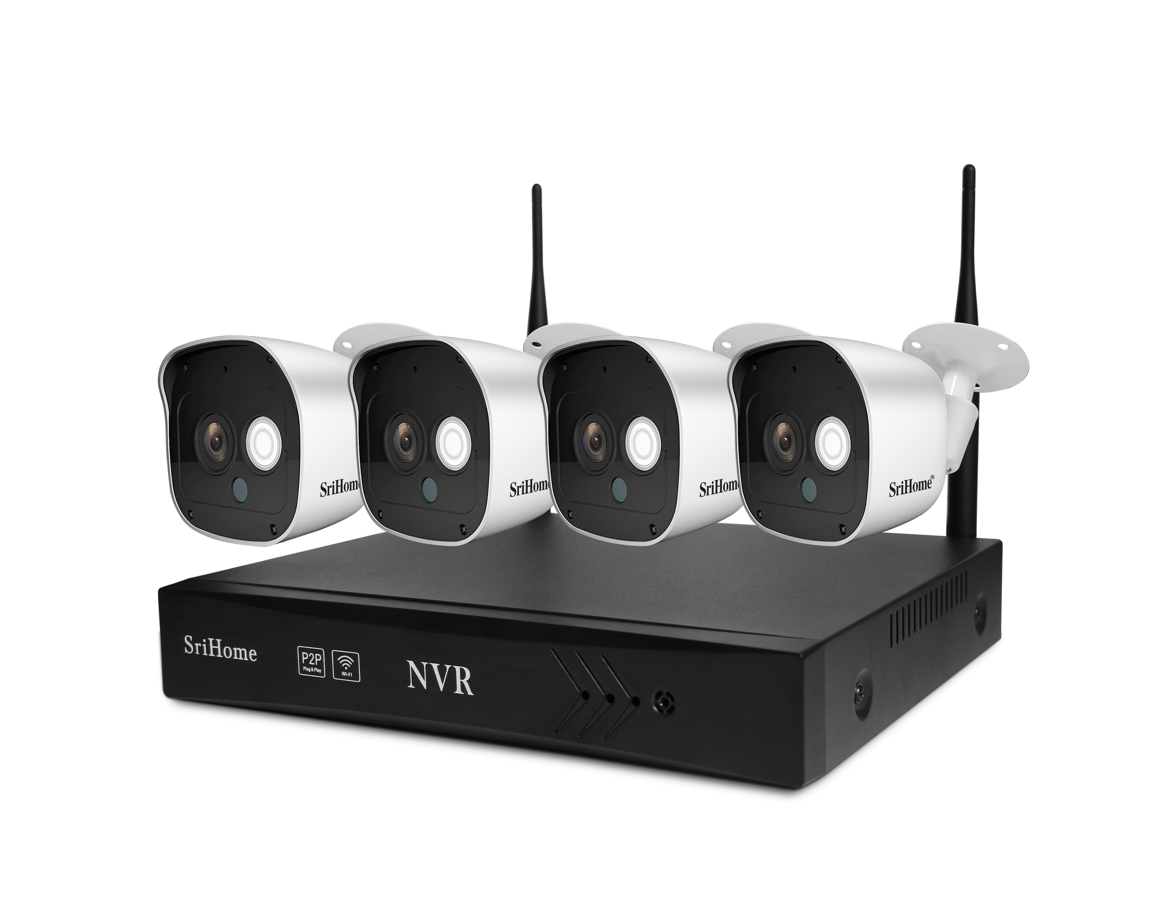 SriHome трендовые товары Amazon Full HD CCTV IP камера безопасности беспроводная камера комплект CCTV система 4ch/8CH NVR Wifi NVR комплект