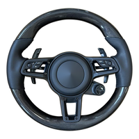 Pour Porsche, nouveau volant GT remanié, fibre de carbone, cuir, style sportif, disponible pour la Paramella Cayenne 911 958 981 etc.