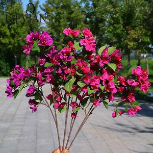 ISEVIAN decorazione di nozze fiore rosa scuro seta <span class=keywords><strong>Bougainvillea</strong></span> artificiale - Product Image 1