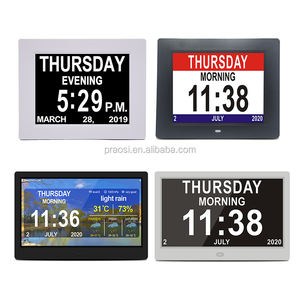 Reloj de pared Digital con pantalla IPS, dispositivo con pantalla Lcd de 8 pulgadas, con calendario para la disensión, con función de recordatorio de <span class=keywords><strong>medicina</strong></span> - Product Image 1