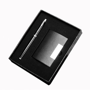 สินค้าขายดี ที่ใส่บัตรโลหะพร้อมปากกา สำหรับเทศกาลปีใหม่/คริสต์มาส/วันครบรอบ ของขวัญสำหรับองค์กร/ธุรกิจ - Product Image 4