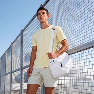 Nuova T-shirt di Lusso in Nylon Spandex Effetto Ghiaccio da Uomo, Protezione UV, Traspirante, Morbida, Casual Business, Personalizzabile con Logo per Brand - Product Image 1
