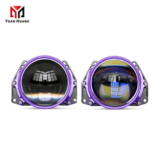 3 Inch LED Headlight Bi-Xenon Projector Lens H4 H7 9005 9006 H1 HID/LED Universal Car Lights
