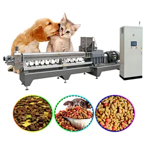 Animal Pet Food Production Line Dog And Cat Food Maker Fish Feed Making Machine Cat Food Making Machine