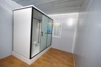 Maisons modulaires en conteneurs détachables de 20 pieds, bureaux portables de luxe en conteneurs préfabriqués avec un design moderne