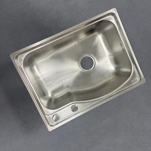 <span class=keywords><strong>Fregadero</strong></span> de cocina <span class=keywords><strong>Teka</strong></span> de un solo tazón de acero inoxidable de alta calidad con dos orificios para grifo de eliminación de residuos no incluido - Product Image 4