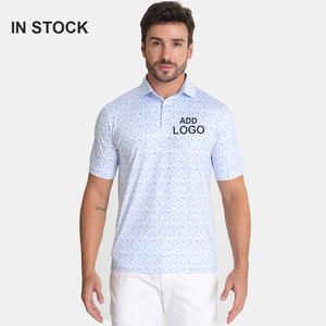Camisetas de Polo de Golf para Hombre, Personalizadas con Logotipo, de Alta Calidad, Secado Rápido, Absorción de Humedad, UPF50+, Spandex/Poliéster, para Deportes al Aire Libre - Product Image 1