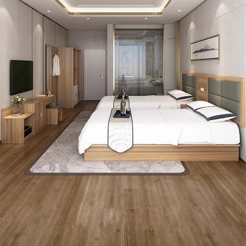 JDC-01 Hotel Schlafzimmer-Set Möbel kundenspezifisch gestaltete Hotelbetten zeitgenössische Einrichtung Hotelmöbel Heimmöbel