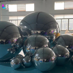 ลูกโป่งมิเรอร์บอลหลากสีขนาดใหญ่สำหรับตกแต่งงานปาร์ตี้  ของตกแต่งงานแต่งงานจากโรงงาน LEDA โดยตรง - Product Image 5