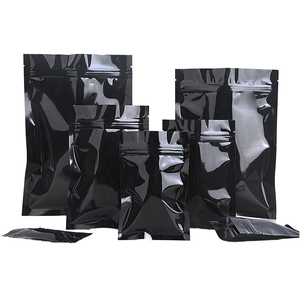 שקיות נייר קראפט חום מודפסות בהדפסת גרוור, עמידות בפני לחות, עומדות, עם סגירת זיפלוק, לאריזת אגוזים, פולי קפה, אבקות מזון וחיות מחמד. - Product Image 1