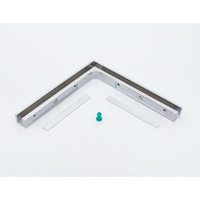 Support d'angle mural sans perçage pour verre, connecteur mur-verre pour paroi de douche
