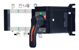 Commutateur de transfert manuel LVMA MTS Commutateur de puissance double 100A 160A 250A 400A 630A Commutateur d'isolation de charge double portée 4 pôles - Product Image 3