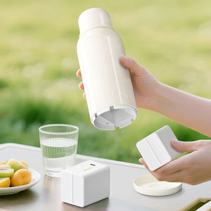 Bouilloire avec batterie Charge rapide <span class=keywords><strong>Sans</strong></span> <span class=keywords><strong>fil</strong></span> Rechargeable Instantanée Usb Warmer 500ml Capacité Portable Chaudière à eau pour bébé Voyage - Product Image 1