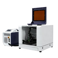 Petite machine de découpe laser à fibre 800W refroidie par air, découpeuse de bureau pour la fabrication artisanale de laiton, du cuivre et de l'acier inoxydable