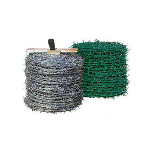 Customized 25kg/roll PVC Coated Galvanized Barbed Wire Coil for <b>Fence</b> Application - Product Image 4