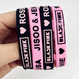 Braccialetti in silicone IKON BLACKPINK (Corea del Sud) con <span class=keywords><strong>Rosé</strong></span>, Lisa e Jisoo - Product Image 3