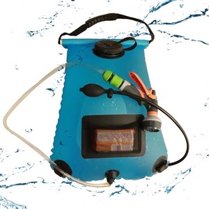Échantillon gratuit – Sac de douche solaire portable et recyclable pour l'extérieur, la randonnée, la pêche et la plage, avec pompe de surpression – Certifié BSCI - Product Image 1