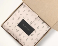 Custom Wholesale Printed Coated Wax Biodegradable Craft Paper Packaging Boxes Personalized Tissue Wrapping for Ecommerce Gift