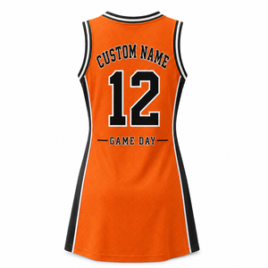 Robe de basket-ball pour femme, maillot personnalisé avec nom et numéro de l'équipe, tenue de supporter pour le jour du match, vêtements de sport - Product Image 6