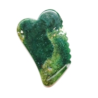 Vente en gros de bricolage de la meilleure agate indienne rouleau de massage en cristal de jade Gua Sha pour le visage rouleau de massage en pierre de Guasha