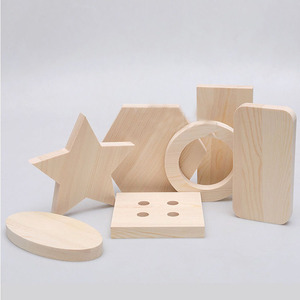 Wooden Decorative <b>Painting</b> Base Irregular Shapes Pine <b>Natural</b> Color For DIY Crafts Home Decor Christmas Ornament Supplies - Product Image 1