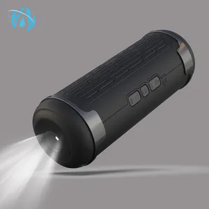 new arrival outdoor mobile phone portable wireless bluetooth speaker music box with FM/bluetooth/AUX/flashlight for bicycle