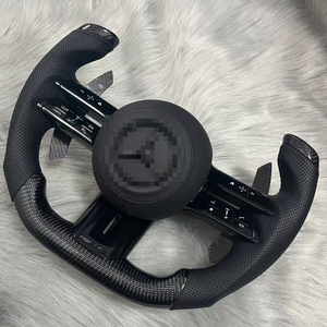 Volante de Cuero Perforado Personalizado para Automóvil, <span class=keywords><strong>Precio</strong></span> de Fábrica al por Mayor, para <span class=keywords><strong>Mercedes</strong></span> Benz W205 W213, Mejora de Equipamiento - Product Image 4