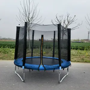 Vente en gros de trampoline avec filet trampoline d'extérieur de haute qualité pour enfants taille de vente de trampoline en 6/8/10/12/14/16FT