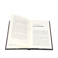 Livre relié en cuir avec dorure à chaud sur les bords, prix d'usine bon marché, personnalisé en Chine, romans imprimés, éditeur de livres