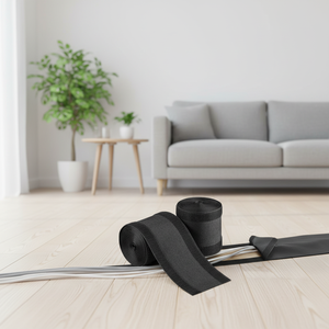 Respectueux de l'environnement Bureau Sol Câble Conduit Regroupement et <span class=keywords><strong>Fixation</strong></span> Autocollants Banquet Temporaire Câblage <span class=keywords><strong>Velcro</strong></span> Tapis Fil Housse De Protection - Product Image 3