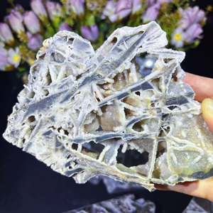 Fabbrica pietra naturale pietra preziosa intaglio artigianale lastra di pietra sfalerite <span class=keywords><strong>Druzy</strong></span> fetta per la decorazione - Product Image 2