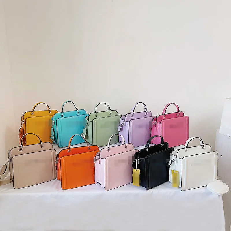XP2007 new fashion pu leather alphabet designer handbags for women ladies shoulder messenger bag