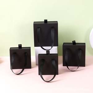 Caja de Joyería de Cartón Cuadrada Personalizada con Cajón para Anillos, Caja con Asa y Logotipo Impreso para Empaque de Joyería - Product Image 6