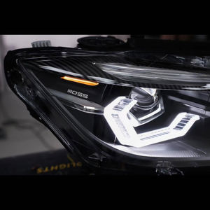 <span class=keywords><strong>Serie</strong></span> 3 13-19 F30/F35 versión americana con luces amarillas quinta generación OSS <span class=keywords><strong>cuatro</strong></span> cerca ocho lejos toque de faros azules - Product Image 5