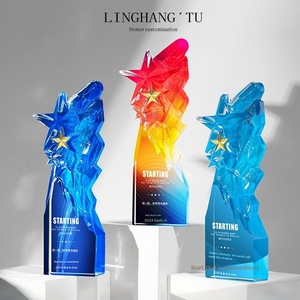 Sáng tinh thể Trophy in màu tùy chỉnh 2025 kỷ niệm Doanh Nghiệp Xuất sắc nhân viên giải thưởng du lịch giải thưởng lưu niệm - Product Image 2