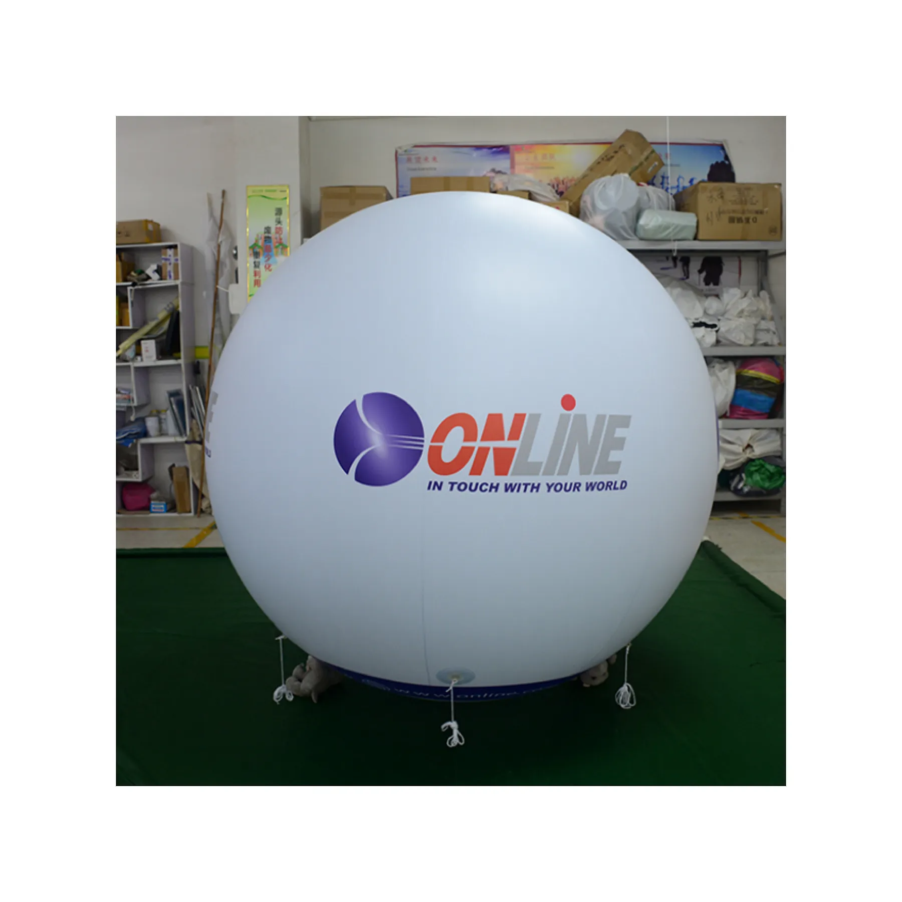 Hot Selling Inflatable Ground Balloon Advertising Inflatable Ball Large Inflatable PVC Air Balloon For Advertising