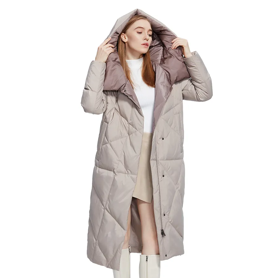 MIEGOFCE New Collection Winter Jacket Women Long Stand Collar Hooded Cotton Coat Keep Out Cold Windproof Lady Parka D22617