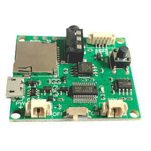 โมดูลการเล่นเพลง PIR ตรวจจับการเคลื่อนไหวการปรับแต่งไมโคร USB 2.0ดาวน์โหลดเสียงมาตรฐาน <span class=keywords><strong>MP3</strong></span>/WAV รองรับ128Mbit - Product Image 2