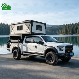 Rooftop Tent with Slide-Out Sleeping Platform Pickup Truck With Roof Top Tent with Two People Large <b>Bed</b> Canopy - Product Image 1