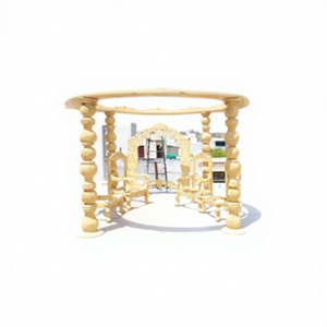 งานแต่งงานราชวงศ์แกรนด์ฟรานซ์  แท่นไม้ดามโร  งานฝีมือจากไม้ที่ผ่านการปรับสภาพ  ประกอบง่าย  ปรับแต่งขนาดและสีได้  งานอีเว้นท์ในออสเตรเลีย - Product Image 1