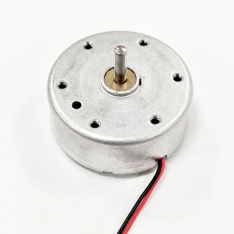 Mini motores elétricos escovados de baixa velocidade, motor de escova de metal com micro motor de 24 mm, motor de escova dc de ímã permanente 6v 12v