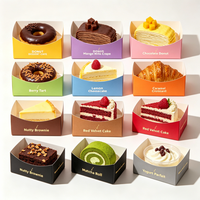 Boîte à donuts pliable et étanche, impression personnalisée de marque, achat en gros pour boulangeries, fournisseurs mondiaux de magasins de proximité