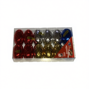 Colorful Ribbon Balls Lazo 12Pcs Party Decoration Set - Product Image 1