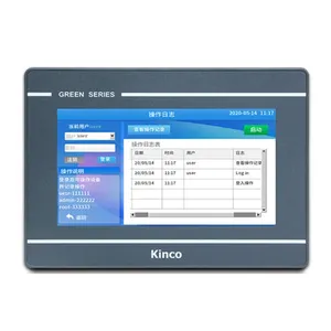 Kinco GL070E Ethernet HMI, layar sentuh 7 inci antarmuka mesin manusia CNC HMI PLC
