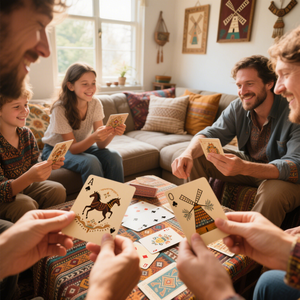 โป๊กเกอร์เคลือบเงาสไตล์โบฮีเมียนยุโรปปรับแต่งได้เหมาะสำหรับครอบครัว - Product Image 5