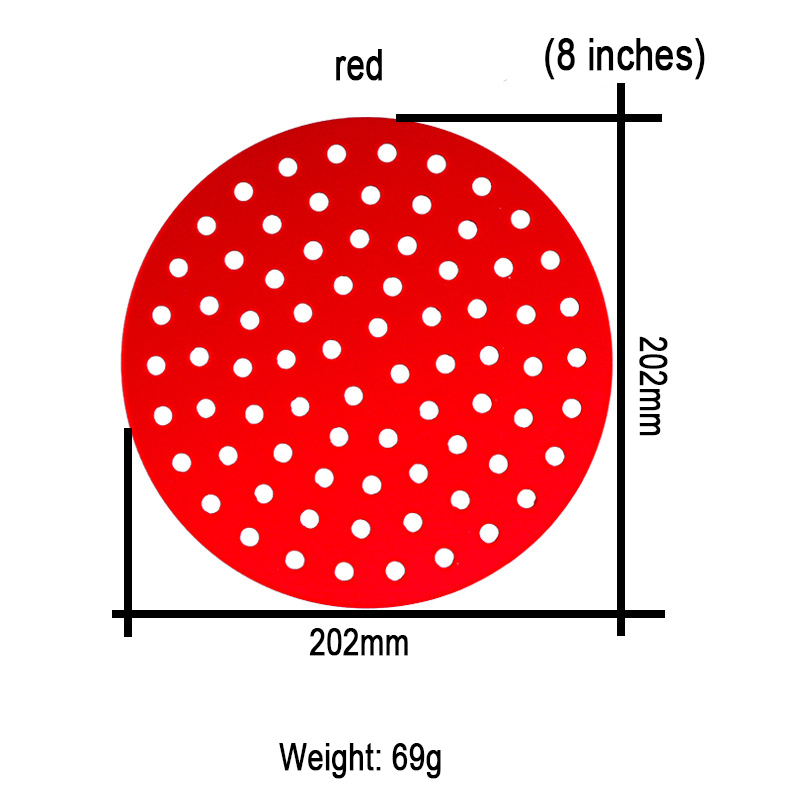 8inch red