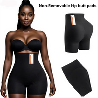 Culotte taille haute sans couture à maintien léger avec coussinets non amovibles pour rehausser les hanches et les fesses