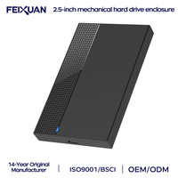 OEM ODM 2,5 Zoll SATA HDD Gehäuse USB3.0 Tragbares Externes Festplattengehäuse für 2,5 Zoll SSD HDD