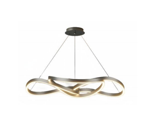 Lampe de plafond moderne LED couleur or, nouvelle, pour hall d'hôtel - Product Image 1